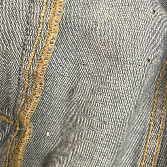 Pearl detail denim jacket - Picture 4 of 4